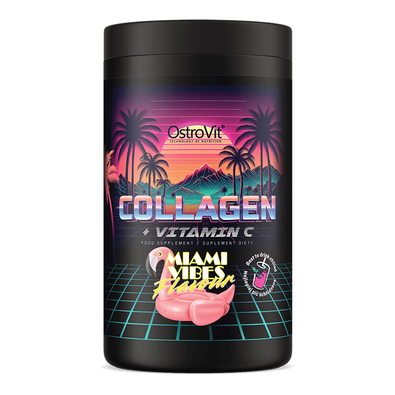 Colagen + Vitamina C aroma Miami Vibes, 400g, OstroVit