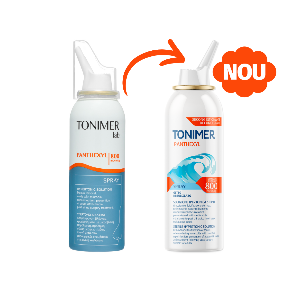 Spray nazal hipertonic Panthexyl, 100ml, Tonimer Lab