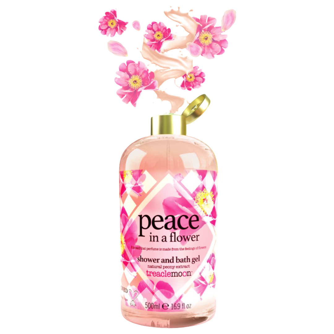 Gel de dus Peace in a Flower, 500ml, Treaclemoon