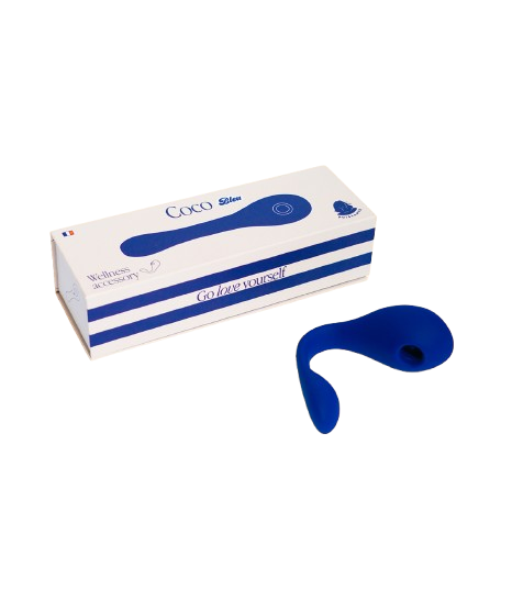 Vibrator clitoridian Coco Blue, 1 bucata, Puissante
