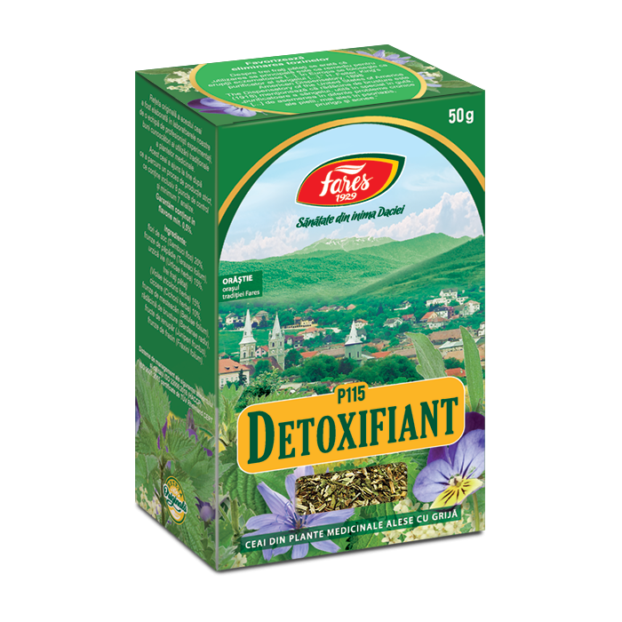 Ceai detoxifiant P115, 50g, Fares