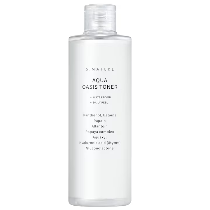 Toner hidratant de fata Aqua Oasis, 300ml, S.Nature