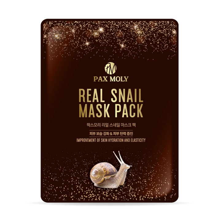 Masca tip servetel cu mucina de melc, 25ml, Pax Moly