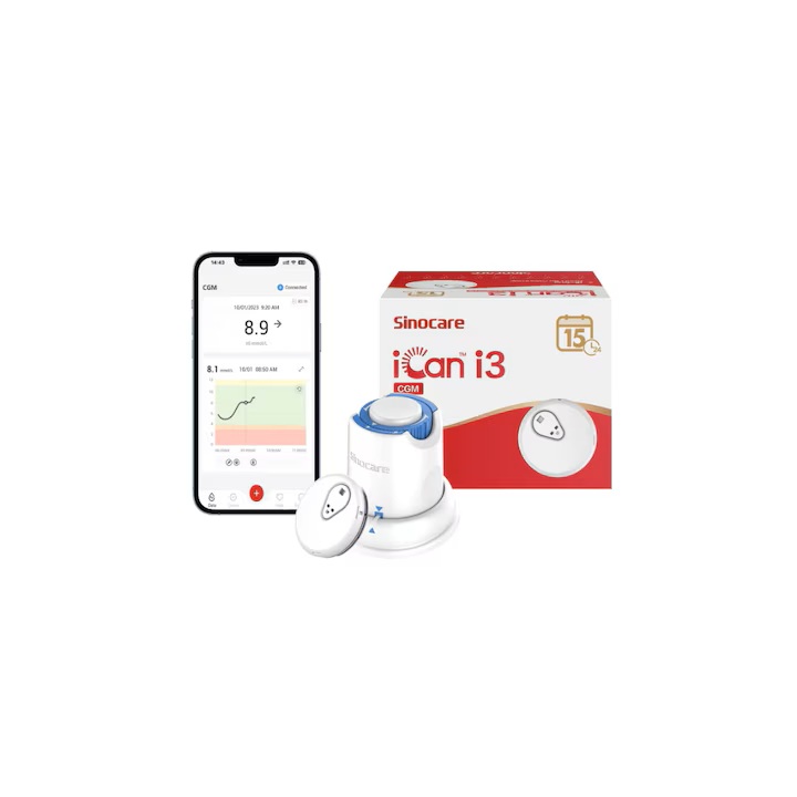 Sistem de monitorizare continua a glucozei iCan i3, 1 bucata, Sinocare