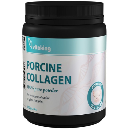 Peptide de colagen din porc 100% natural, 300g, Vitaking