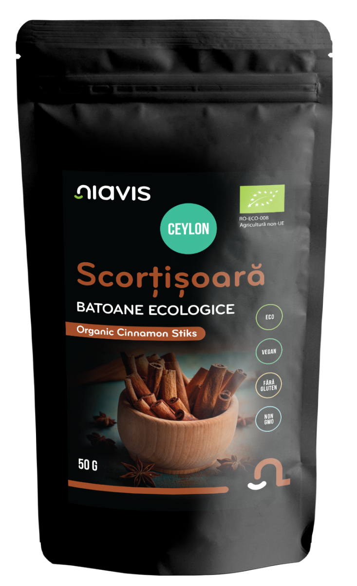 Scortisoara Ceylon Batoane ecologice, 50g, Niavis