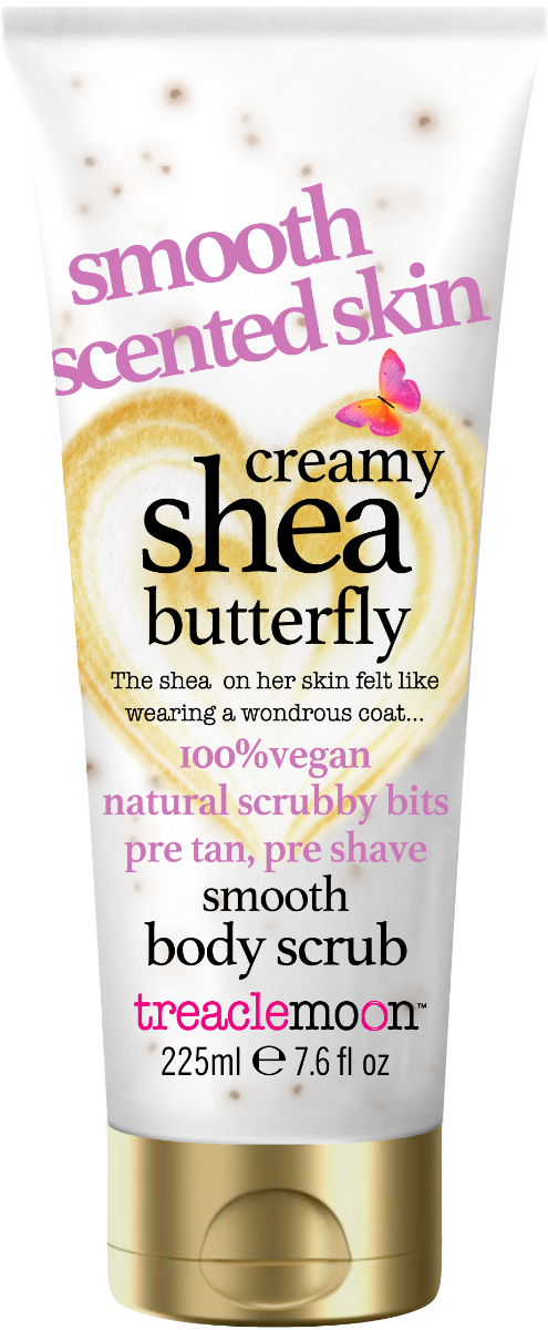Exfoliant pentru corp Shea Butterfly, 225ml, Treaclemoon