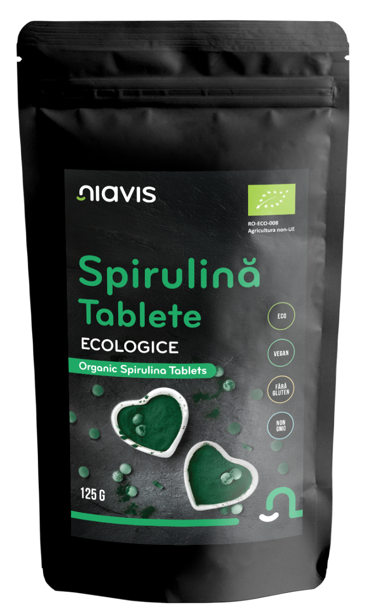 Spirulina Tablete ecologice, 125g, Niavis