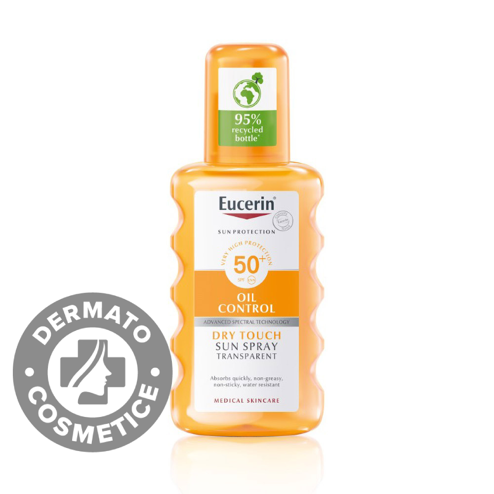 Spray de corp transparent cu SPF50+, 200ml, Eucerin