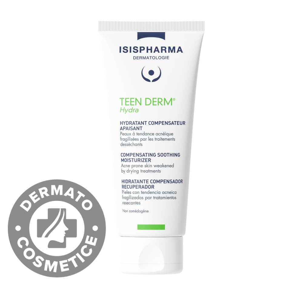 Crema pentru pielea predispusa la acnee Teen Derm Hydra, 100ml, Isis Pharma