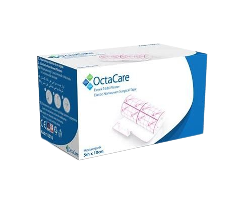 Banda adeziva suport elastic, 5m x 10cm, Octacare