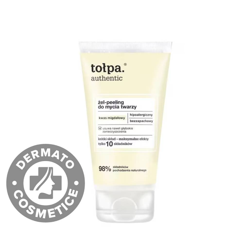 Gel peeling pentru curatarea fetei Authentic, 150ml, Tolpa