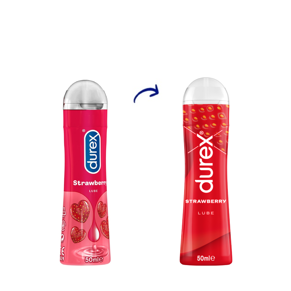 Lubrifiant Strawberry, 50ml, Durex Play