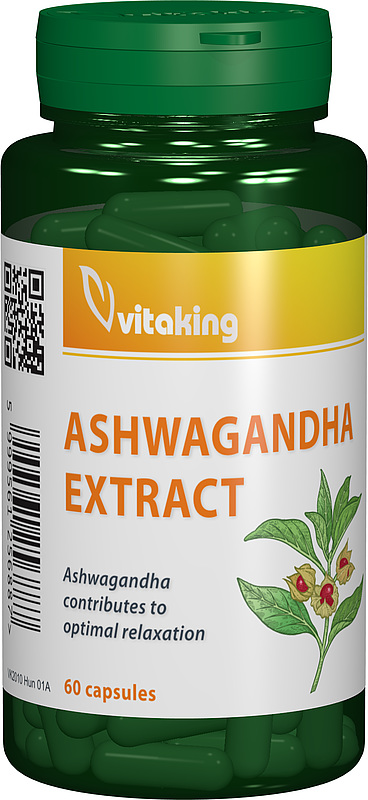 Extract de Ashwagandha 240 mg, 60 capsule vegetale, Vitaking