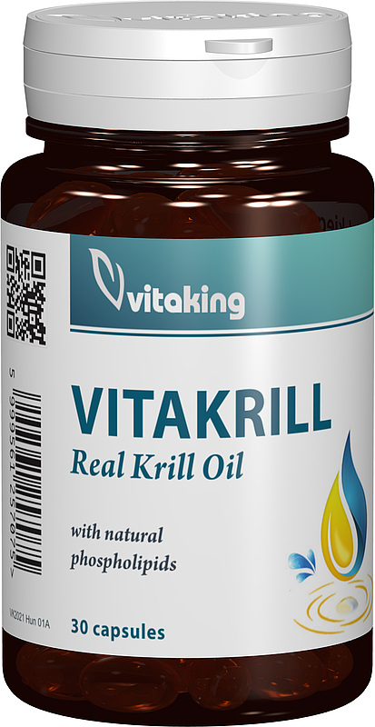 Ulei VitaKrill 500mg, 30 capsule gelatinoase, VItaking