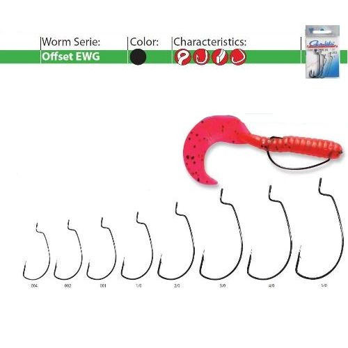 Carlig Forjat Offset EWG BL Gamakatsu (Marime Carlige: Nr. 3/0)