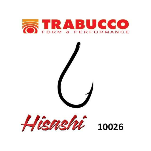 Carlige Trabucco Hisashi Chinu 10026, 15buc (Marime Carlige: Nr. 14)