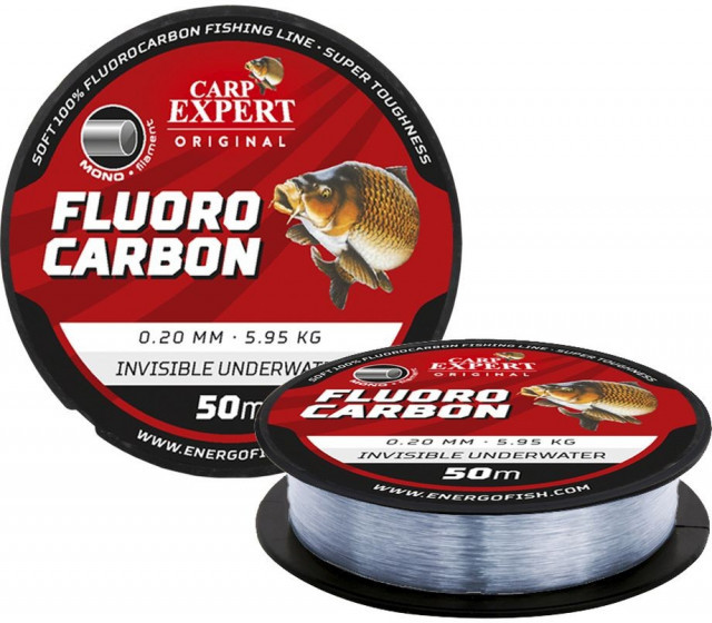Fir inaintas Carp Expert Invisible, Transparent, 50m (Diametru fir: 0.25 mm)
