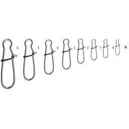Agrafa cu vartej Mustad Duo Lock, 10buc (Marime Agrafa: 6)