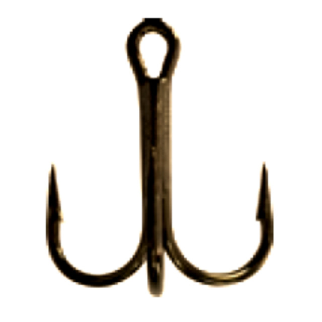 Ancora tripla Mustad, nickel, 25buc (Marime Carlige: Nr. 4)