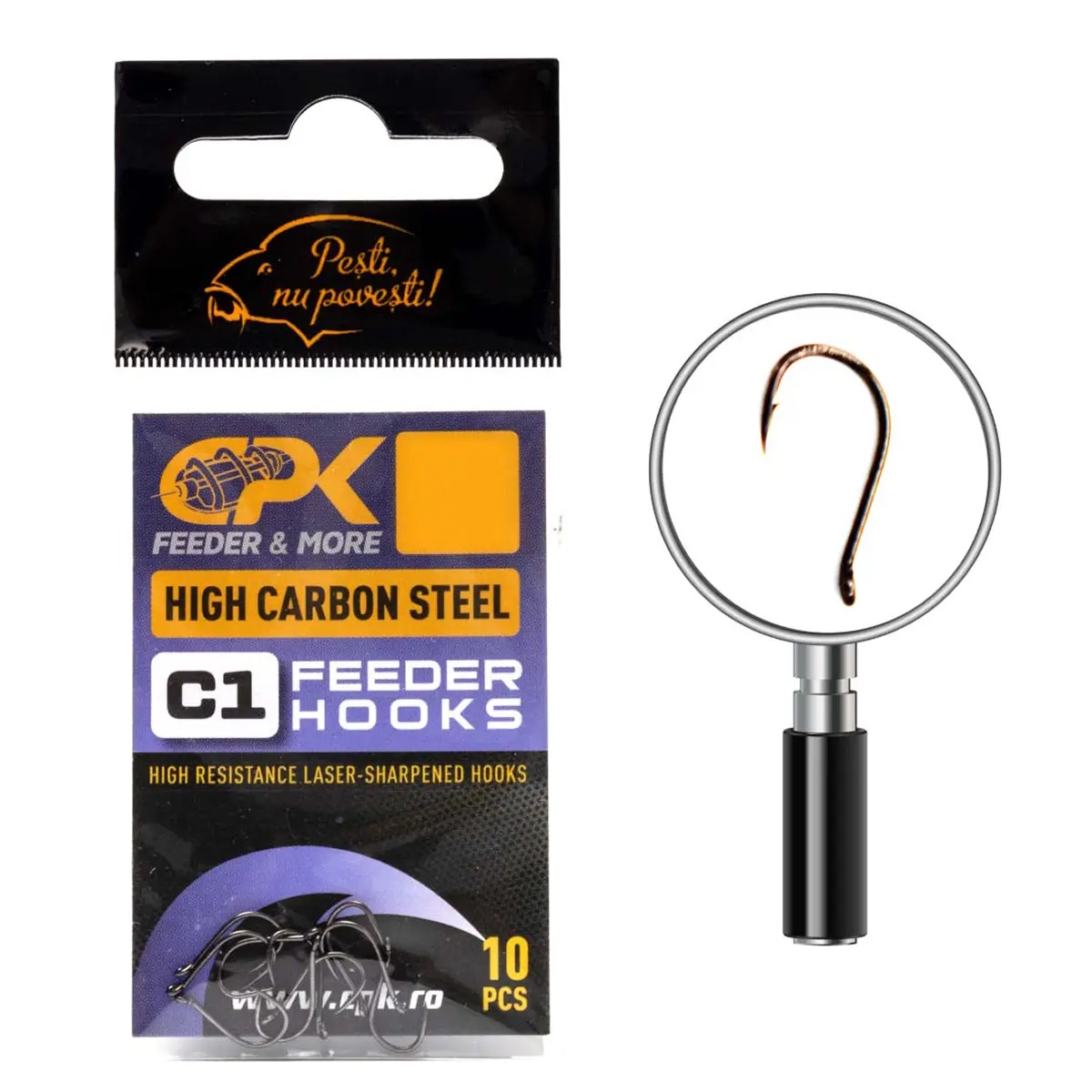 Carlige CPK C1 Feeder Hooks, 10buc/plic (Marime Carlige: Nr. 12)