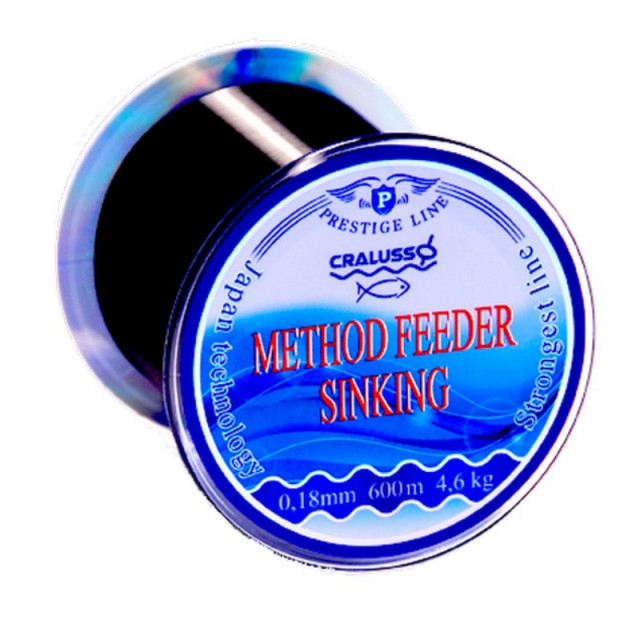 Fir Cralusso Method Feeder Sinking, negru, 300 m (Diametru fir: 0.18 mm)