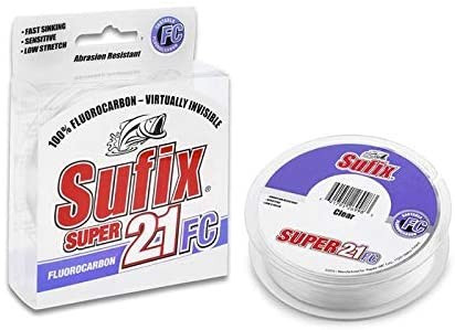 Fir fluorocarbon Sufix Super 21, transparent, 150m (Diametru fir: 0.18 mm)