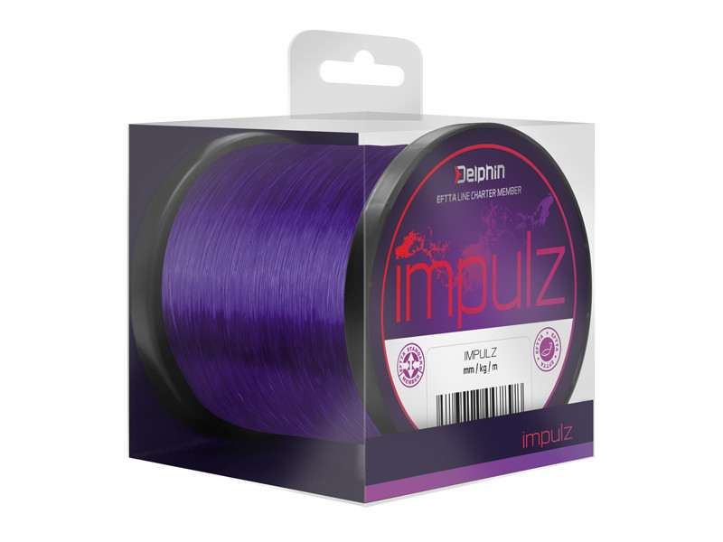 Fir Monofilament Delphin Impulz, Violet, 600m (Diametru fir: 0.28 mm)