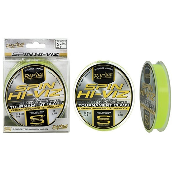 Fir S-Force Spin HI-VIZ 150m Rapture (Diametru fir: 0.18 mm)