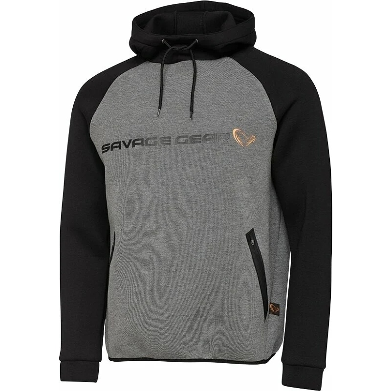 Hanorac Savage Gear Tec Foam, Dark Grey Melange (Marime: 2XL)