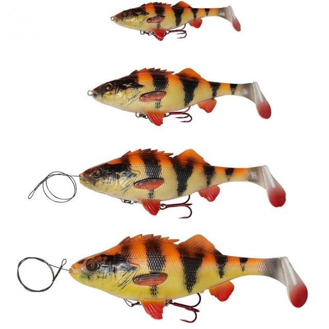 Naluca Savage Gear 4D Perch Shad, SS 03, 12.5cm, 23g