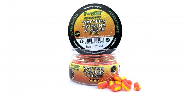 Dumbell MG Carp Feeder Wafters, 5mm, 15g (Aroma: Super Tengo)