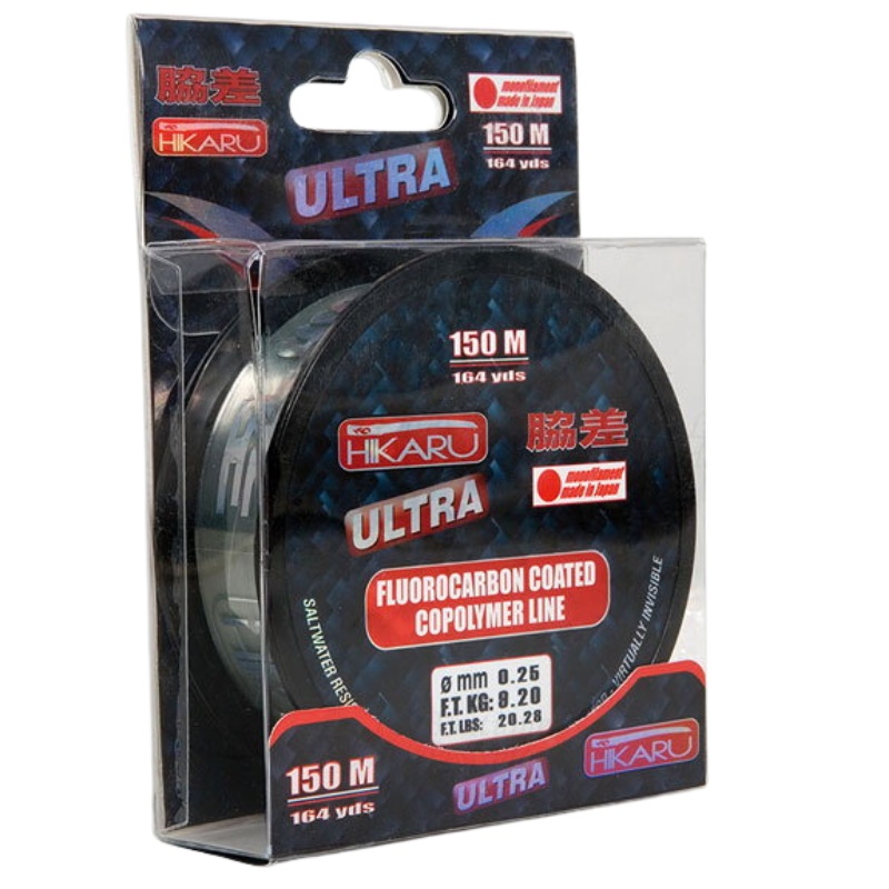 Fir Fluorocarbon Lineaeffe Hikaru Ultra, 150m (Diametru fir: 0.14 mm)