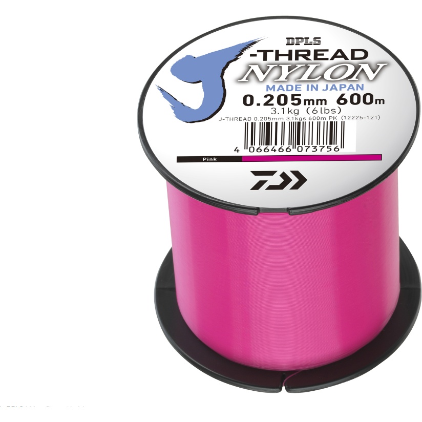 Fir Monofilament Daiwa J-Thread, Pink, 600m (Diametru fir: 0.21 mm)