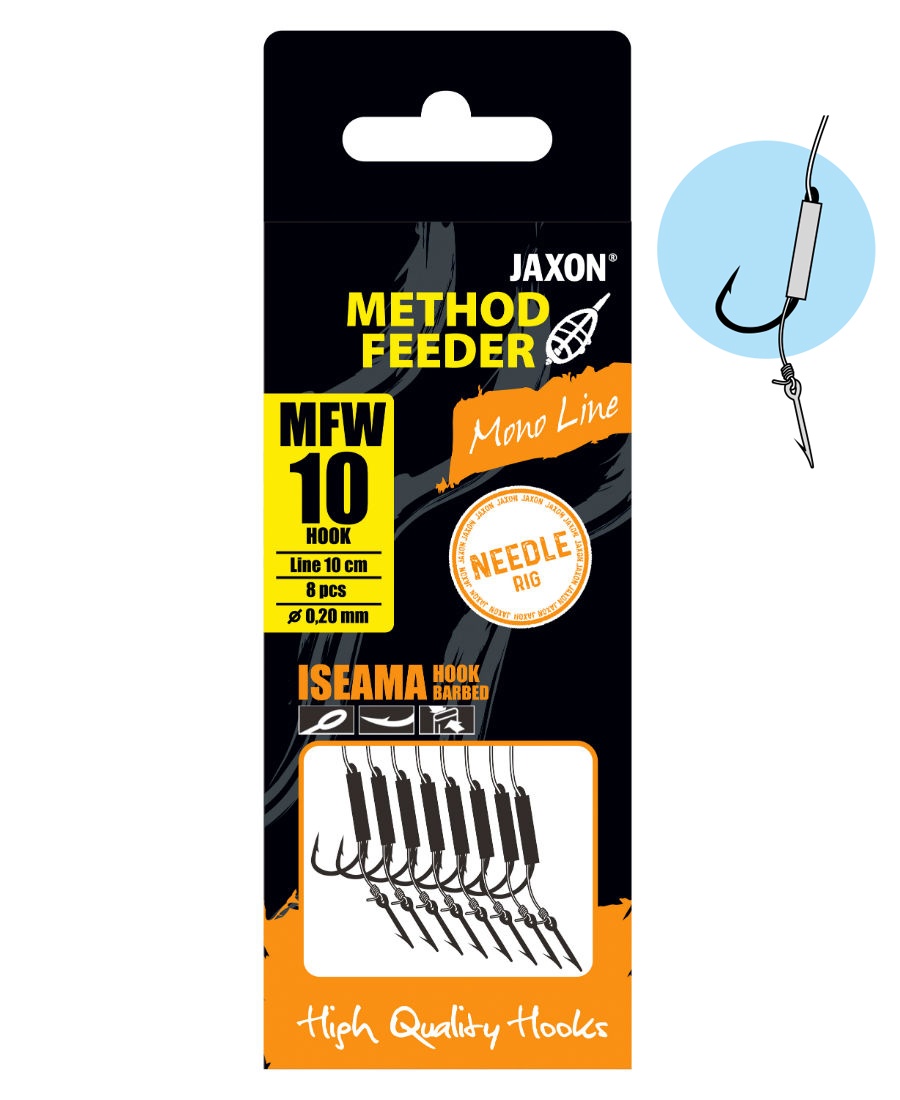 Montură Jaxon Method Feeder Needle Rig FW,10 cm (Marime Carlige: Nr. 6)