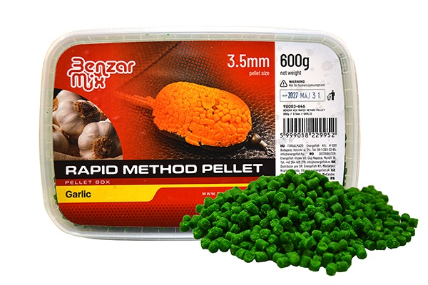 Pelete Benzar Mix Method Rapid Pellet, 3.5mm, 600g (Aroma: Usturoi)