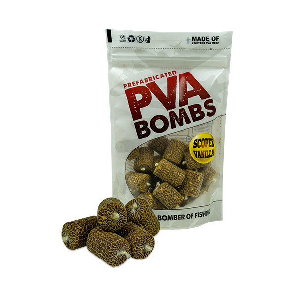 PVA BOMB prefabricat B52, 30x20 mm, 20buc (Aroma: Miere)