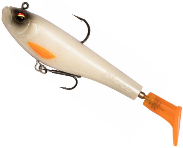 Swimbait Biwaa Spinjet 4", Pearl White, 10cm, 18g