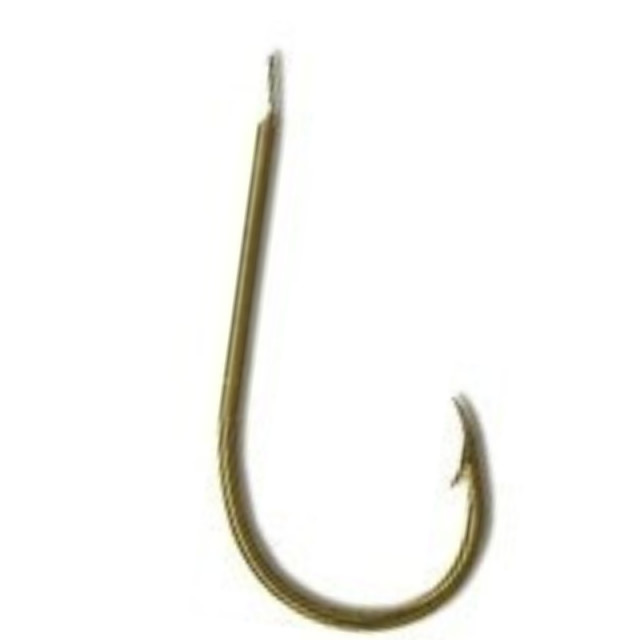 Carlig Mustad M289H auriu, cioc papagal, 10buc (Marime Carlige: Nr. 6)