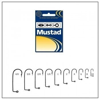 Carlige Mustad negru nichel pentru twister (Marime Carlige: Nr. 6)