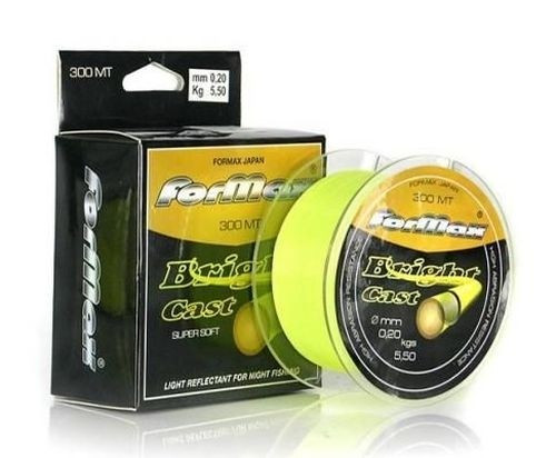 Fir Formax Bright Cast, Yellow Fluo, 300m (Diametru fir: 0.25 mm)