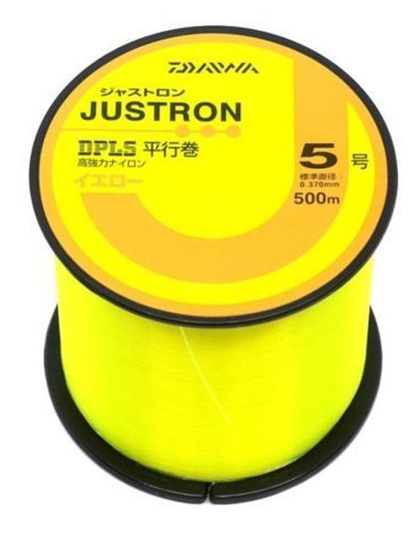 Fir Monofilament Daiwa Justron DPLS Yellow, 500m (Diametru fir: 0.28 mm)