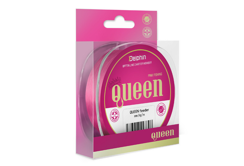 Fir Monofilament Delphin Queen Feeder, 5000m, Roz (Diametru fir: 0.18 mm)