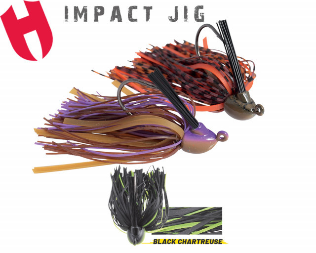 Jig Herakles Impact Jig, Black/Chartreuse, 10.5g