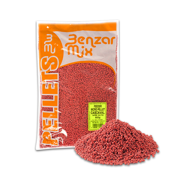 Micropelete Benzar Mix Feeder, 3.5mm, 800g (Aroma: Capsuni)