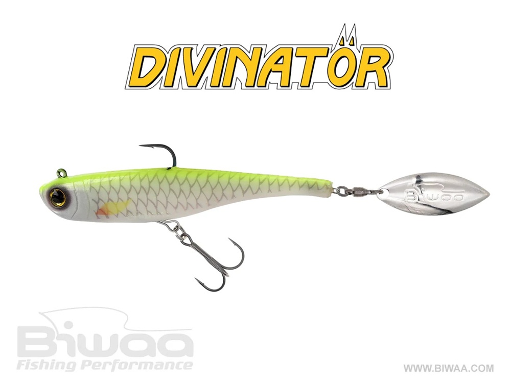 Spinnertail Biwaa Divinator Junior, Hi Viz, 14cm, 22g