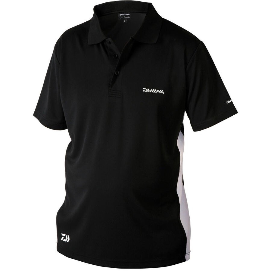 Tricou Daiwa Polo, Negru (Marime: XXL)