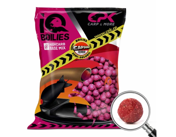 Boilies Semi-Solubil CPK IQ, 20mm, 3kg (Aroma: Scopex)