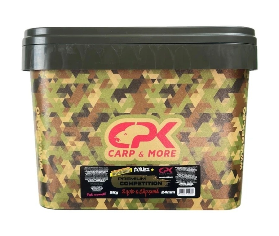 Boilies Tare CPK Old School 14-16mm, 5kg (Aroma: Frankfurter & Capsuna)