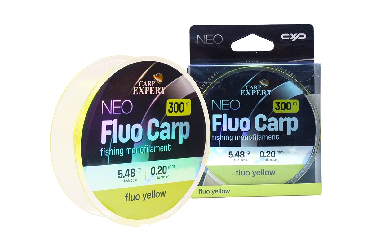 Fir Carp Expert Neo Fluo Carp Galben Mono, 300m (Diametru fir: 0.20 mm)